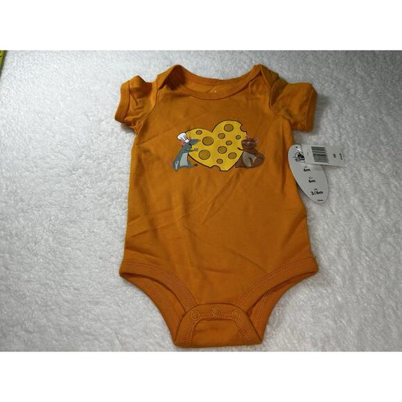 Disney Parks Disney Baby Remys Ratatouille Adventure Orange One Piece 6 Months - Picture 1 of 4